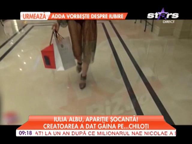Iulia Albu, apariție șocantă &icirc;n mall!