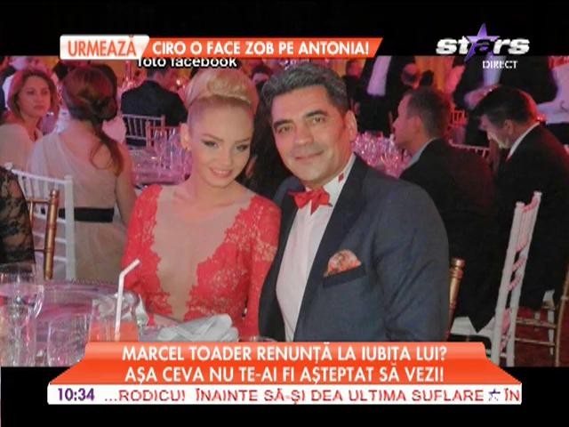 Marcel Toader, gest neaşteptat faţă de iubita lui!