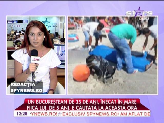 Un bucureştean de 35 de ani s-a &icirc;necat &icirc;n mare! Fetiţa lui de 5 ani e căutată de salvamari