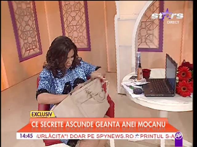 Ce ascunde Anamaria Mocanu &icirc;n poşetă!