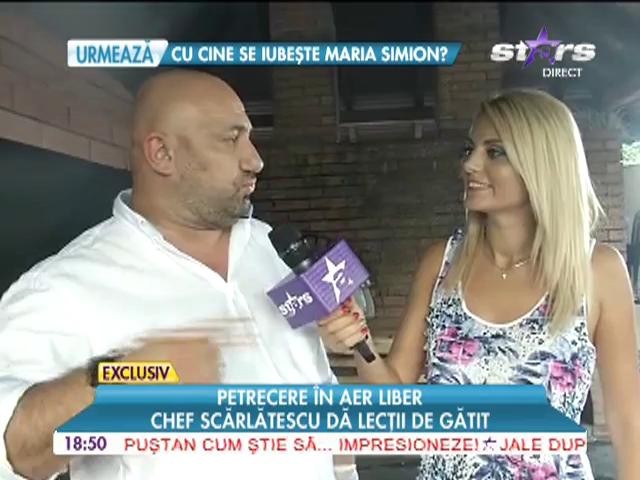 Chef Scărlătescu dă lecții de gătit