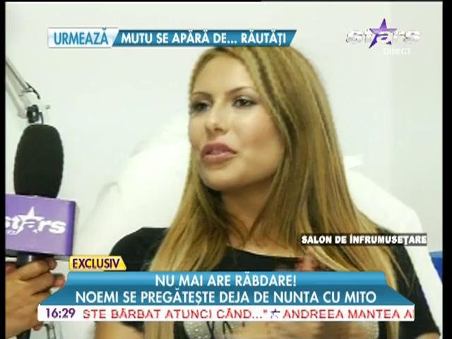 Noemi, iubita lui Mitoșeru, vrea să-şi schimbe look-ul
