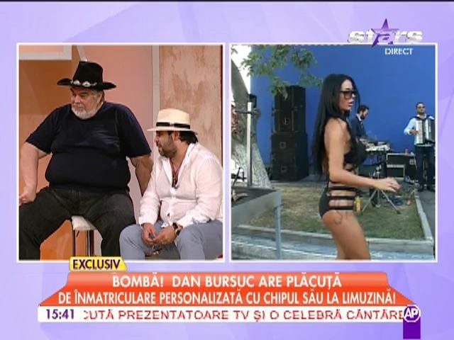 Dan Bursuc are plăcuţă de &icirc;nmatriculare personalizată cu chipul lui