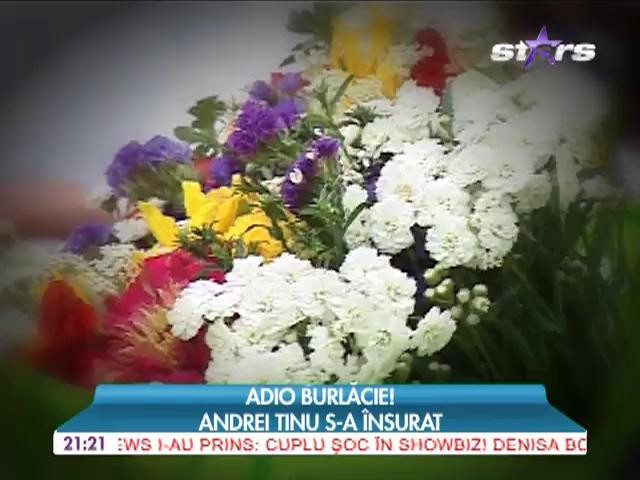 Adio burlăcie! Andrei Tinu s-a &icirc;nsurat!