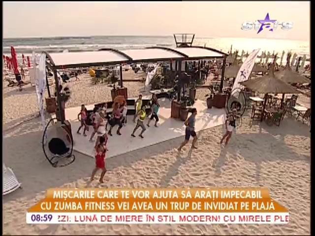Zumba Fitness, exerciţii pentru un trup de invidiat pe plajă