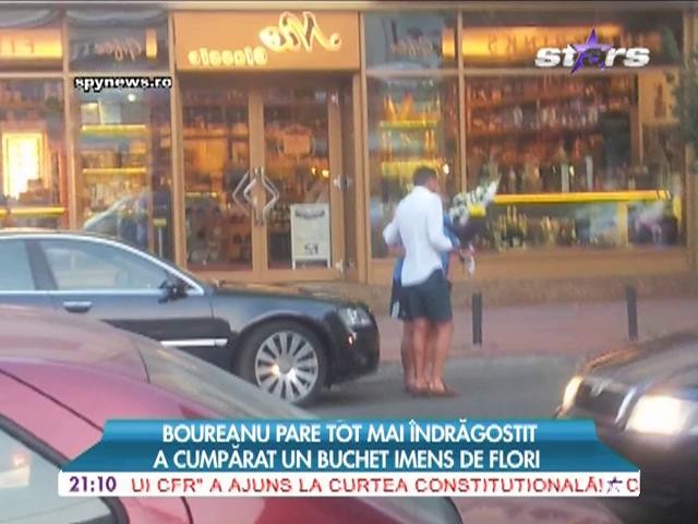 Boureanu, mai &icirc;ndrăgostit ca niciodată! A cumpărat un buchet imens de flori pentru noua sa iubită