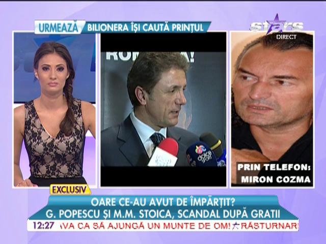 Gică Popescu şi George Copos, scandal după gratii