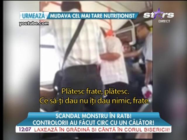 Scandal monstru &icirc;n RATB! Controlorii au făcut circ cu un călător