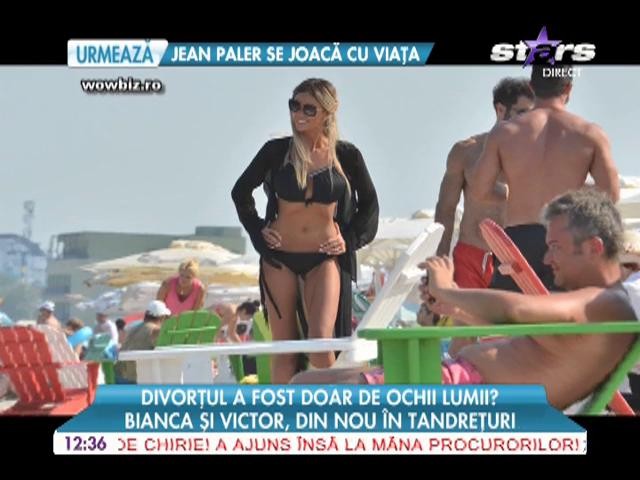 Bianca Drăguşanu şi Victor Slav, din nou &icirc;n tandreţuri