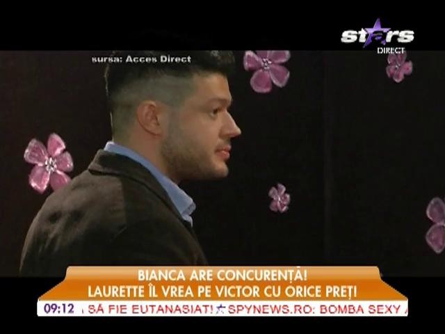 Bianca Drăguşanu are concurenţă! Laurette &icirc;l vrea pe Victor Slav cu orice preţ!