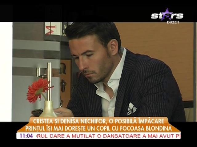 Adi Cristea şi Denisa Nechifor, posibilă &icirc;mpăcare! Prinţul &icirc;şi mai doreşte un copil