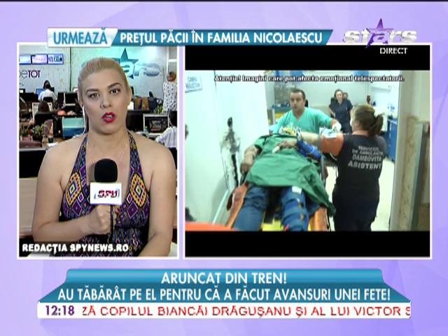 Bătut crunt &icirc;n tren, pentru că a făcut avansuri unei fete!