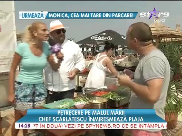 Chef Cătălin Scărlătescu pregăteşte rețete la malul mării!