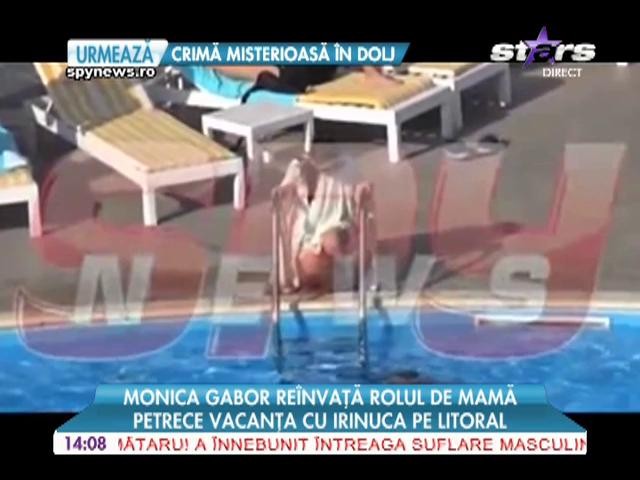 Monica Gabor re&icirc;nvaţă să fie mamă!