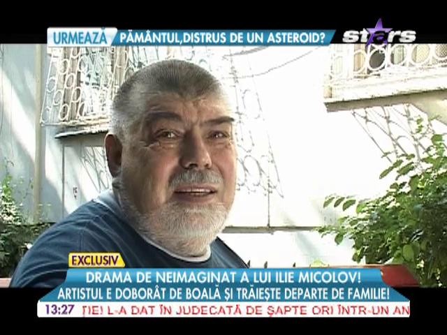 Ilie Micolov trăieşte &icirc;ntr-o sărăcie lucie şi este dobor&acirc;t de boală