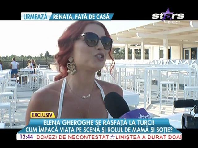 Elena Gheorghe,  vacanţă &icirc;n Turcia