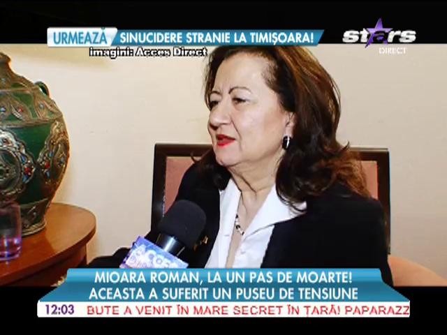 Mioara Roman, la un pas de moarte! A suferit un puseu de tensiune