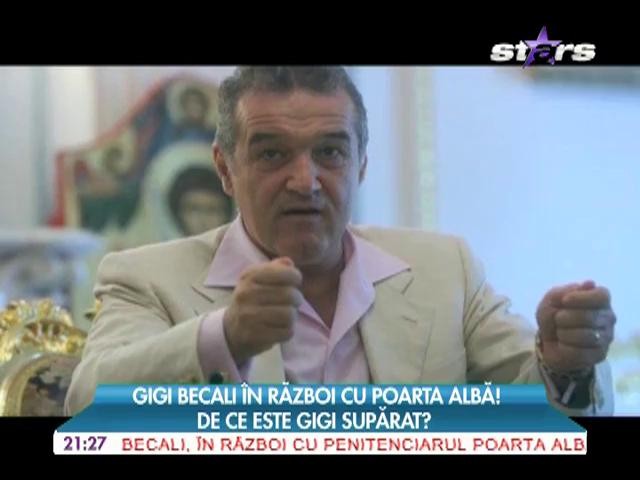 Gici Becali &icirc;n război cu penitenciarul Poarta Albă