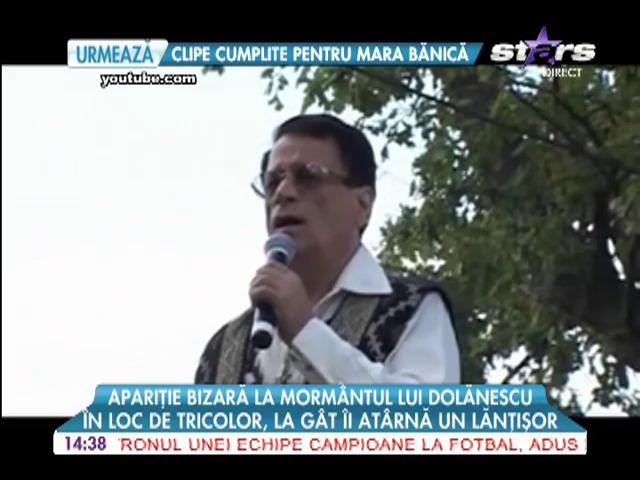 Apariție bizară la morm&acirc;ntul lui Ion Dolănescu