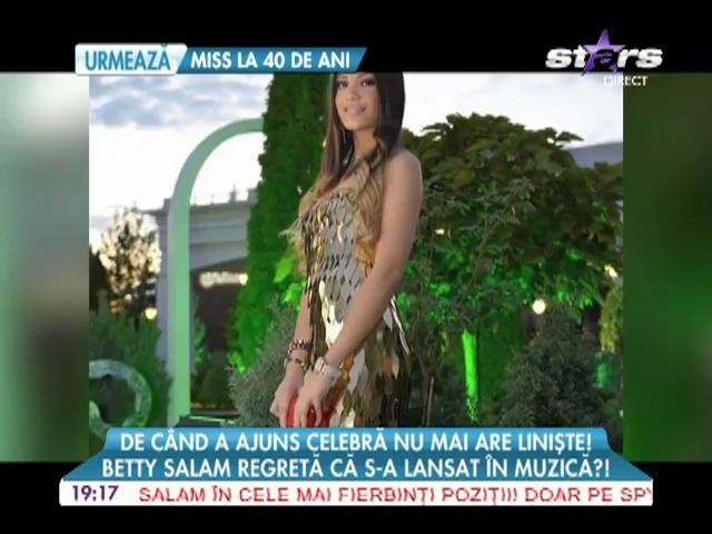 Betty Salam, nostalgică după vremurile &icirc;n care n-avea nicio grijă