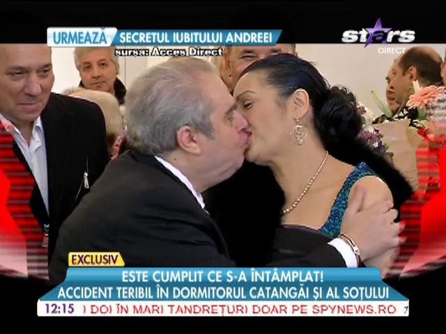 Accident &icirc;n dormitorul Corneliei Catanga și al soțului