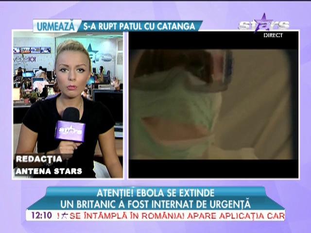 Britanic infectat cu virusul Ebola