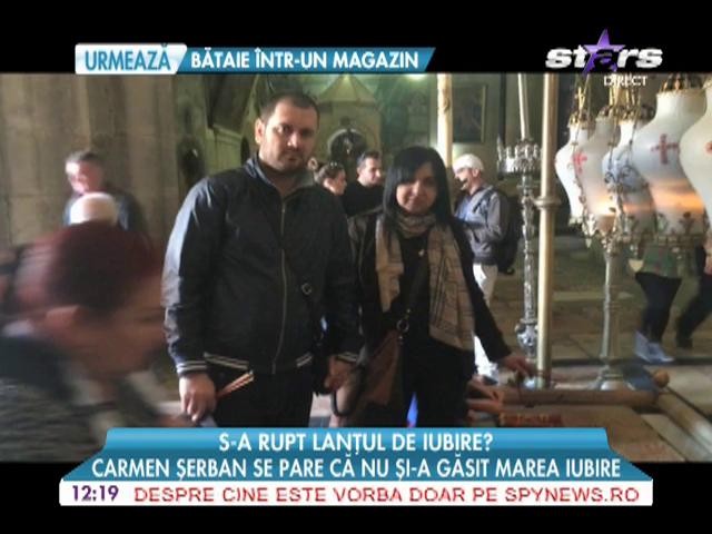 Carmen Șerban se pare că nu și-a găsit marea iubire