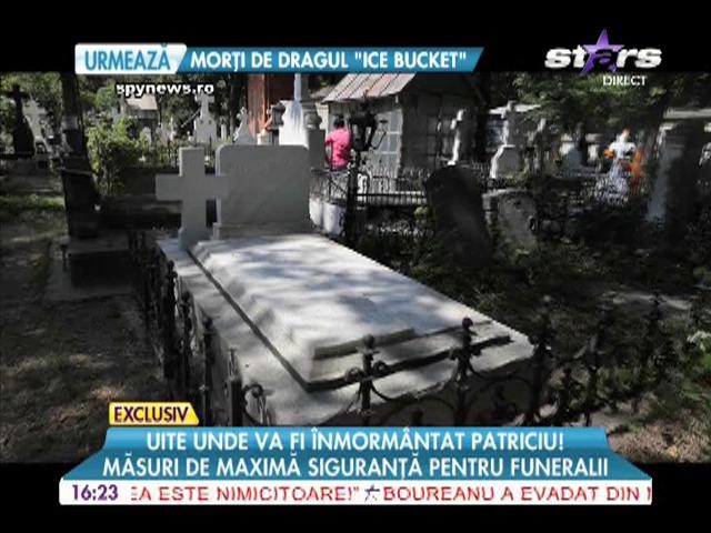 Imagini cu locul unde va fi &icirc;nmorm&acirc;ntat Dinu Patriciu