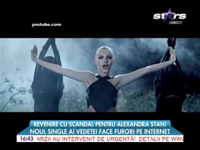 Revenire cu scandal pentru Alexandra Stan