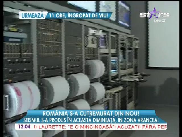 Rom&acirc;nia s-a cutremurat din nou! Seismul s-a produs &icirc;n această dimineaţă, &icirc;n Vrancea