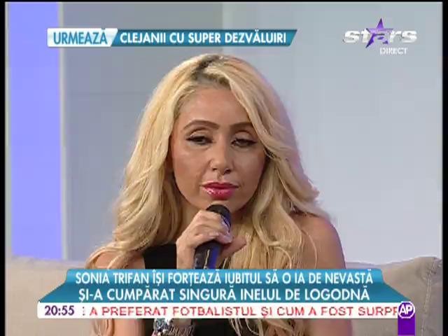 Sonia Trifan și-a cumpărat SINGURĂ inel de logodnă