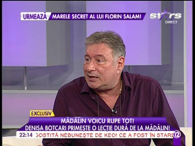 Mădălin Voicu o pune la punct pe Denisa Botcari