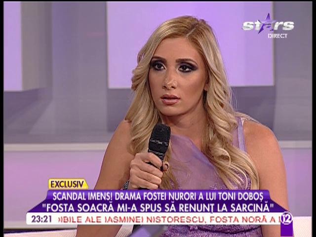 Iasmina Nistorescu, fosta noră a fotbalistului Toni Doboş: "Dani m-a &icirc;nchis &icirc;ntr-o cameră și m-a dat cu capul de perete!"