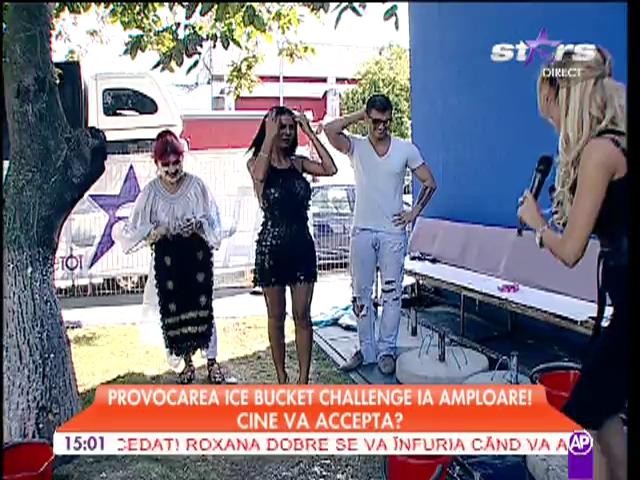Află cine acceptă provocarea Ice Bucket Challenge, &icirc;n direct