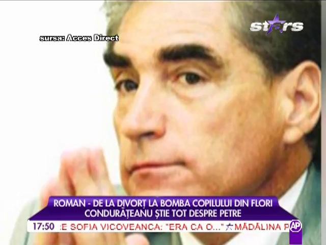 Culisele despărțirii lui Petre Roman de soția sa