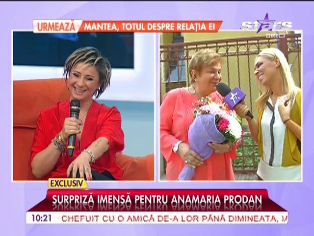 Surpriză imensă pentru Anamaria Prodan