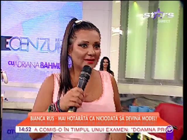 Bianca Rus, mai hotăr&acirc;tă ca niciodată să devină model