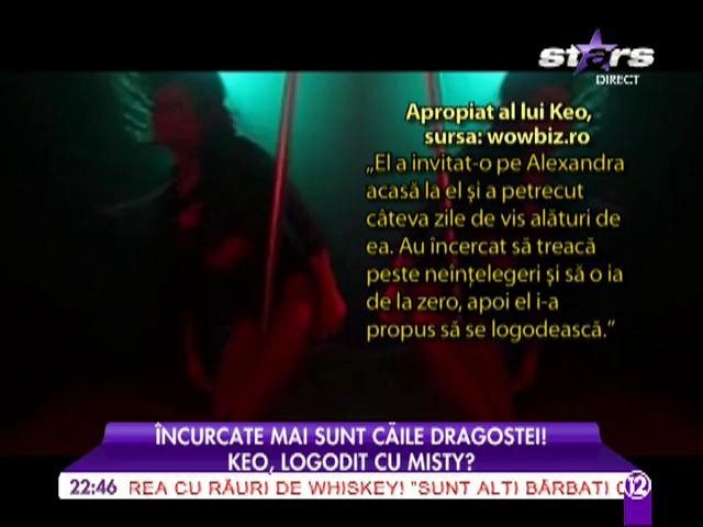 Keo, logodit cu Misty?