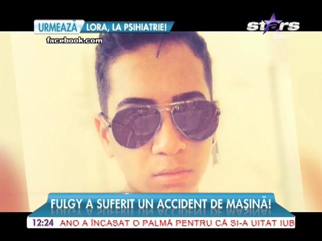 Fulgy a suferit un accident de maşină!  Totul a fost filmat