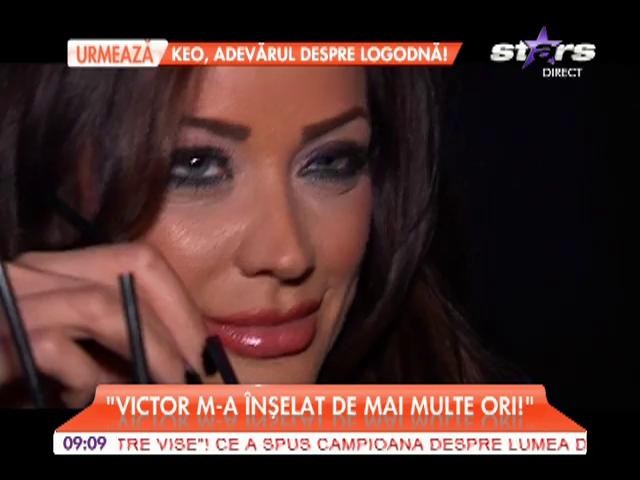 Bianca Drăguşanu: "Victor m-a &icirc;nşelat de mai multe ori!"