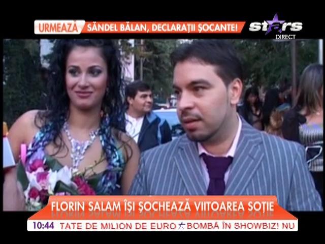 Florin Salam, la morm&acirc;ntul fostei soţii
