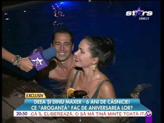 Deea și Dinu Maxer, 6 ani de căsnicie