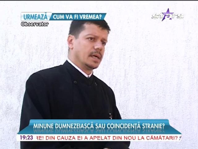 Icoană apărută &icirc;n ciment!