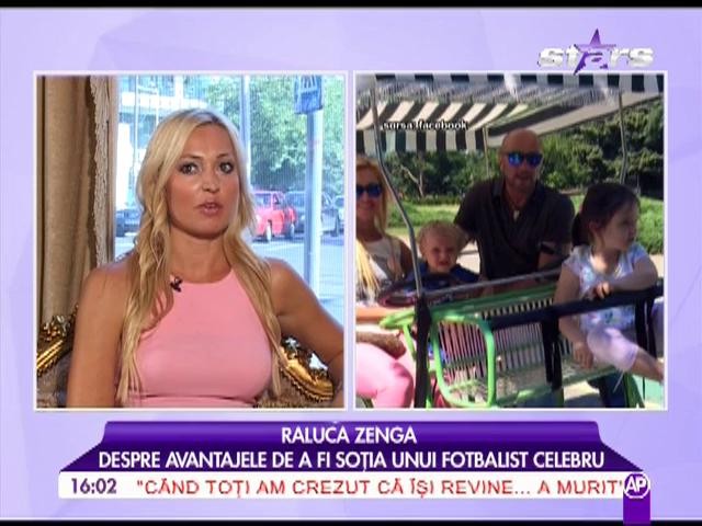 Raluca Zenga, avantajele de a fi soția unui fotbalist celebru