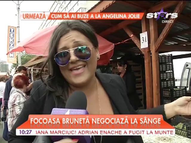 Bianca Rus, la cumpărături &icirc;n piaţă