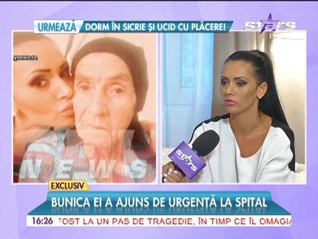 Drama sf&acirc;şietoare a Ralucăi Dumitru! Bunica ei, de urgenţă la spital!