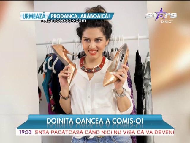 Doiniţa Oancea s-a &icirc;ngrăşat şi abia mai intră &icirc;n fustă!
