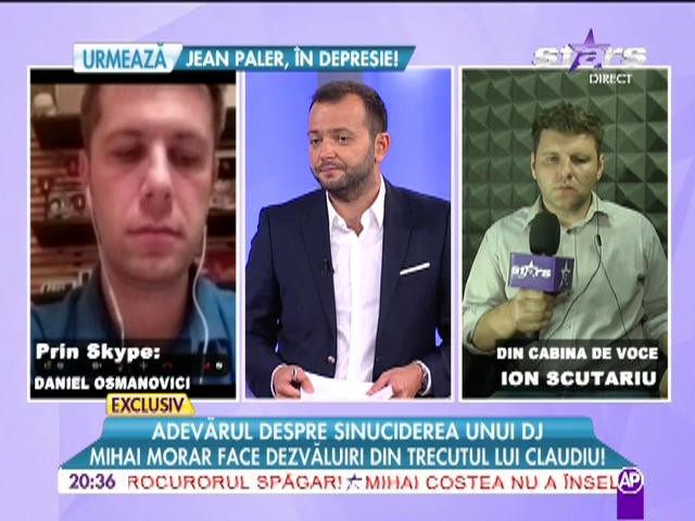 Daniel Osmanovici şi Ion Scutariu, adevărul despre sinuciderea lui Claudiu Roman