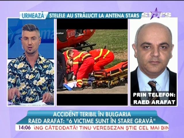 Accident teribil &icirc;n Bulgaria. Raed Arafat: &rdquo;6 rom&acirc;ni sunt &icirc;n stare gravă&rdquo;