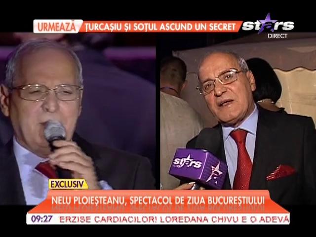 Nelu Ploieşteanu, spectacol de Ziua Bucureștiului